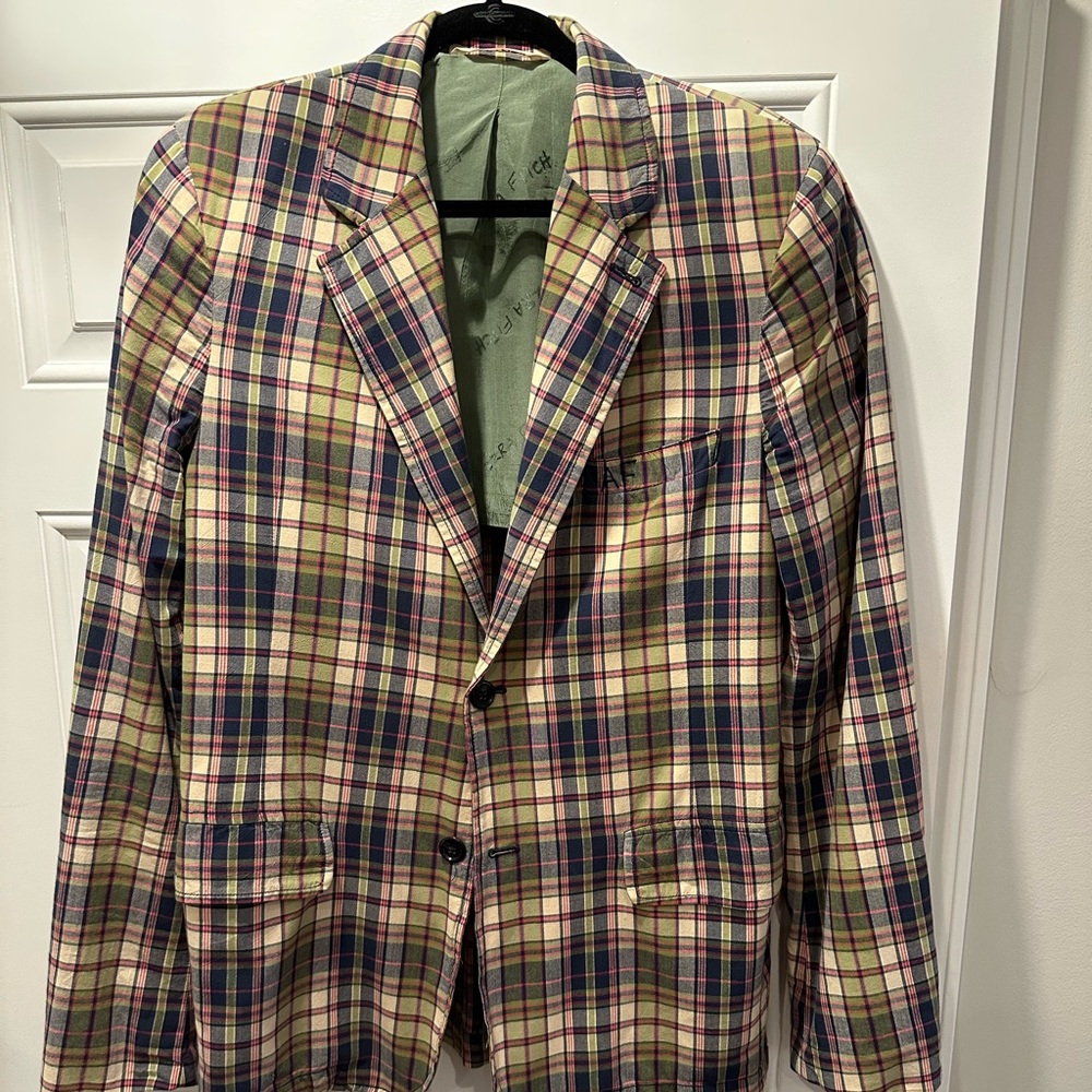Ezra Fitch Plaid Blazer
